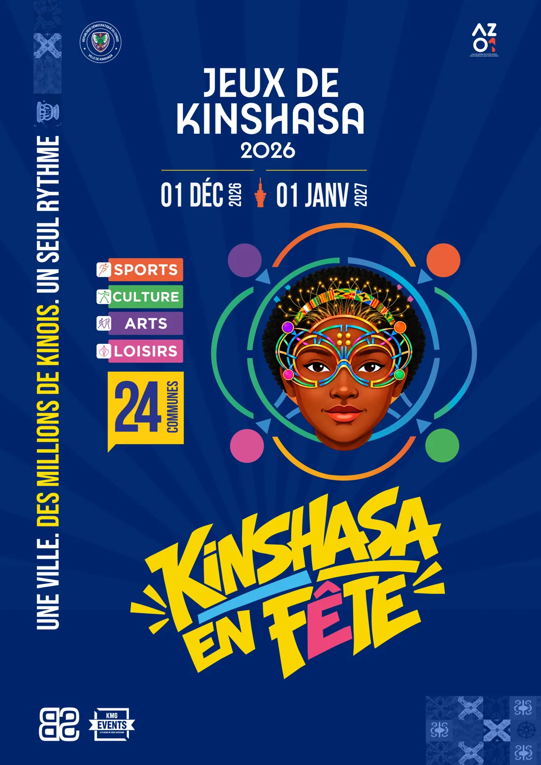 Affiche Kinshasa en fête
